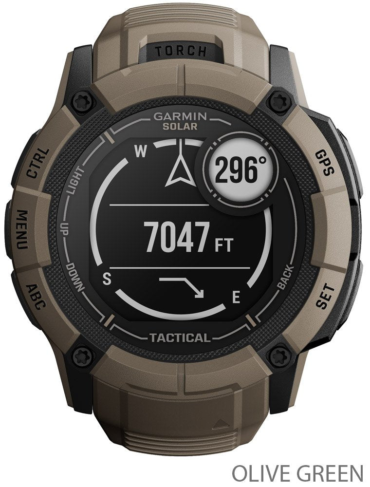 Garmin Instinct® 2X Solar Tactical Edition – GPS Multisport Smartwatch