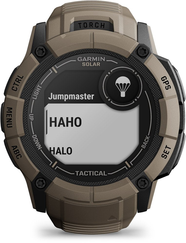 Garmin Instinct® 2X Solar Tactical Edition – GPS Multisport Smartwatch