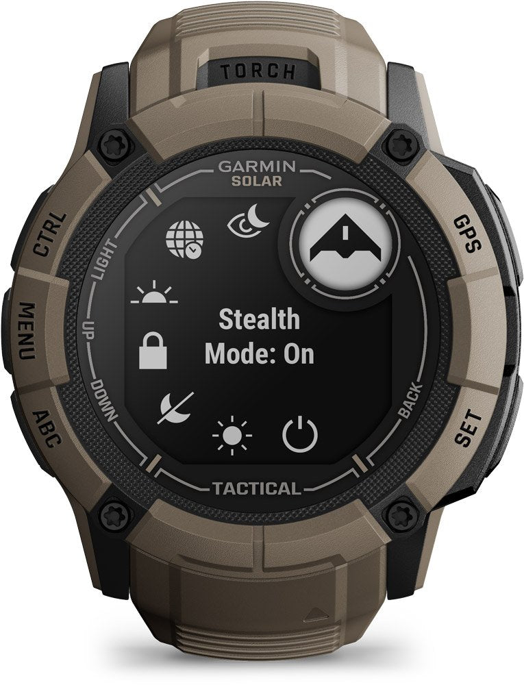 Garmin Instinct® 2X Solar Tactical Edition – GPS Multisport Smartwatch
